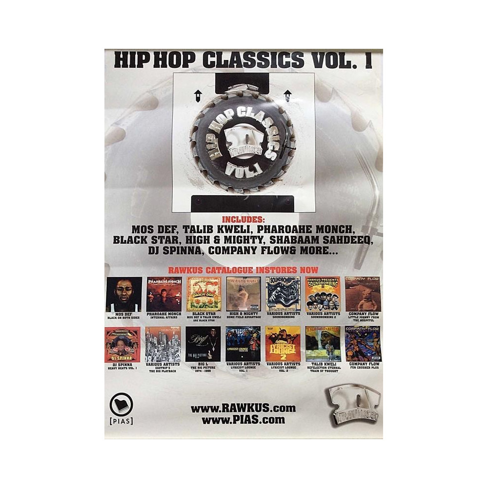 Hip Hop Classics Vol.1 : Promojuliste 41cm x 59cm - Begagnat Poster