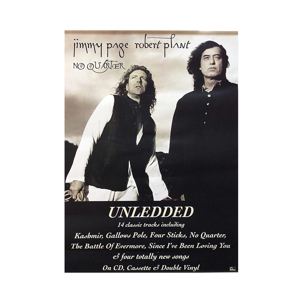 Page Jimmy / Robert Plant: No Quarter : Promojuliste 41cm x 59cm - Used Poster