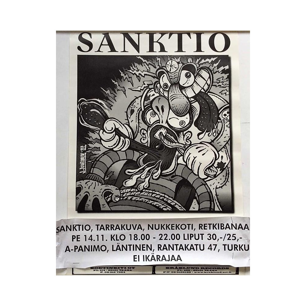 Sanktio,Tarrakuva,Nukkekoti : Keikkajuliste 34cm x 50cm - JULISTE