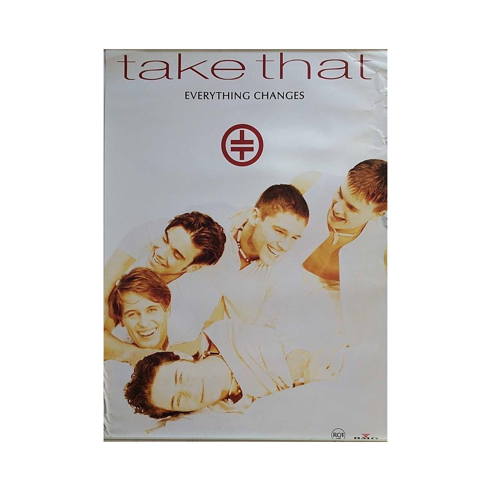 Take That: Everything Changes : Promojuliste 47cm x 67cm - Begagnat Poster