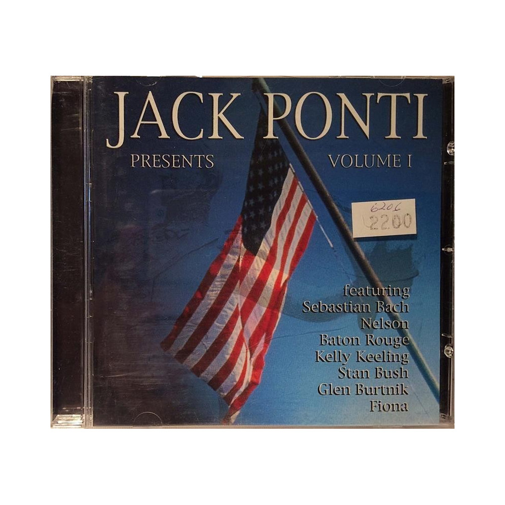 Various Artists : Jack Ponti Presents Volume 1 - CD