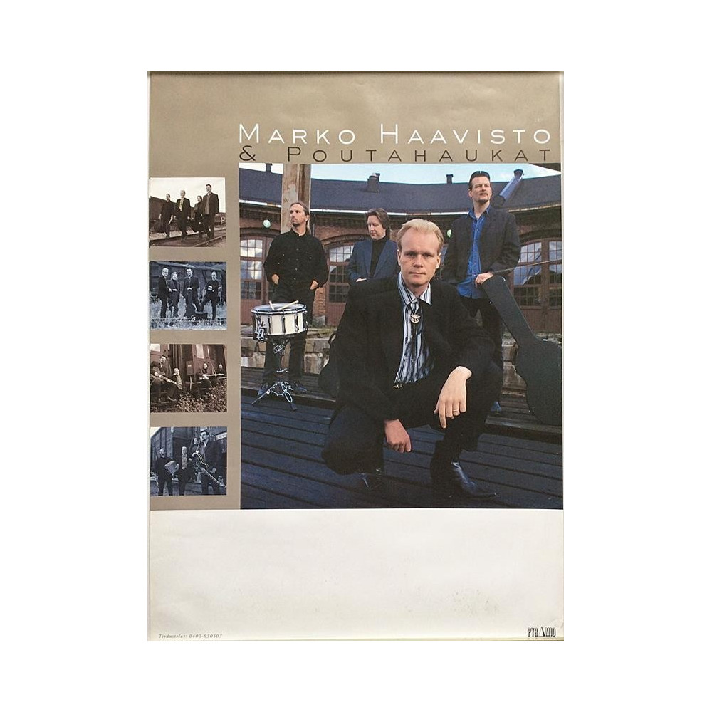 Marko Haavisto & Poutahaukat : Keikkajuliste 41cm x 59cm - JULISTE
