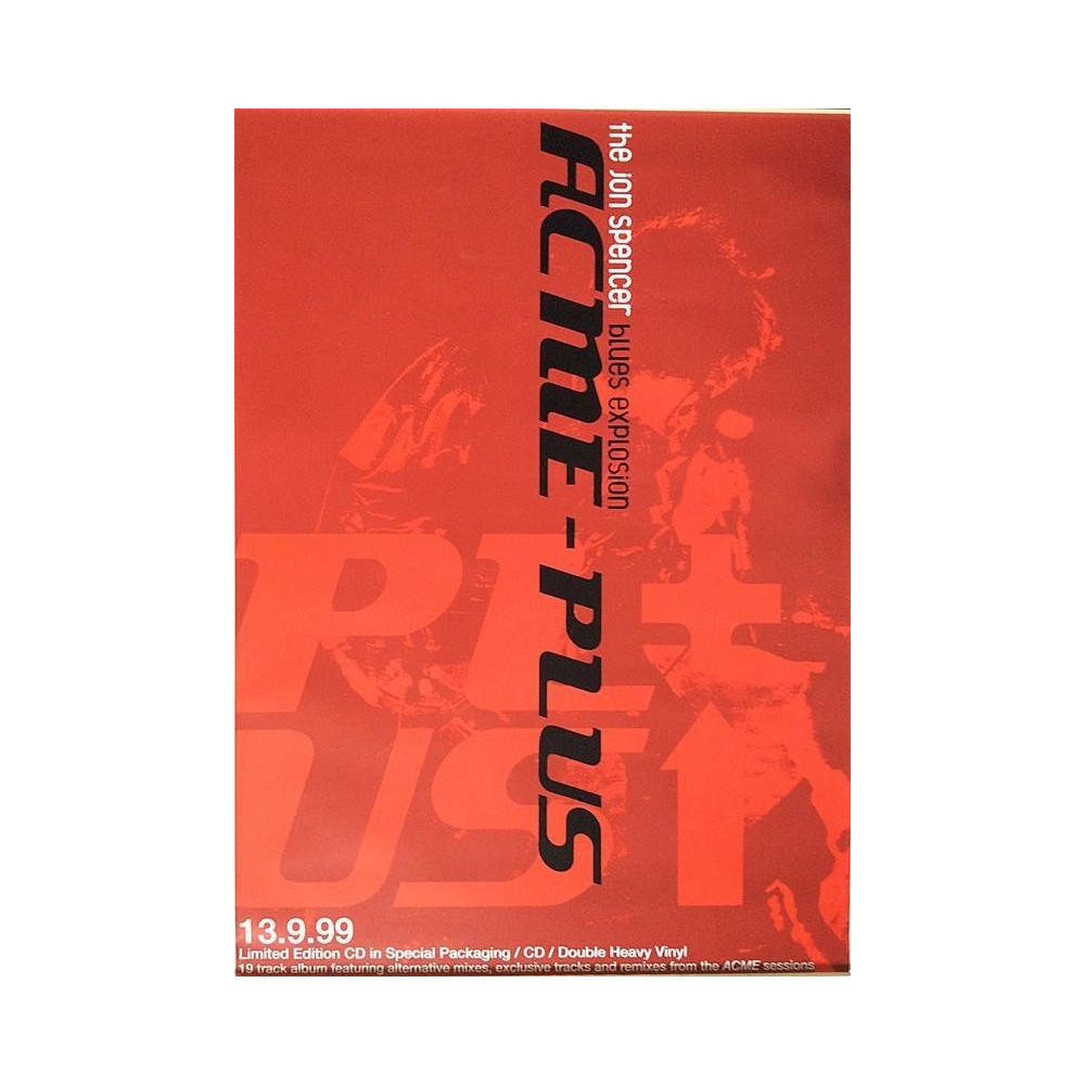 Jon Spencer blues explosion: Acme-plus : Promojuliste 70cm x 49cm - Used Poster
