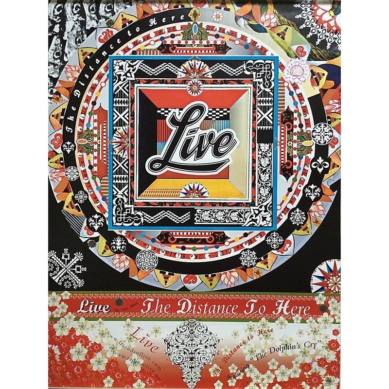 Live: The distance to here : Promojuliste 50cm x 67cm - Used Poster Live: The distance to here : Promojuliste 50cm x 67cm - Used Poster