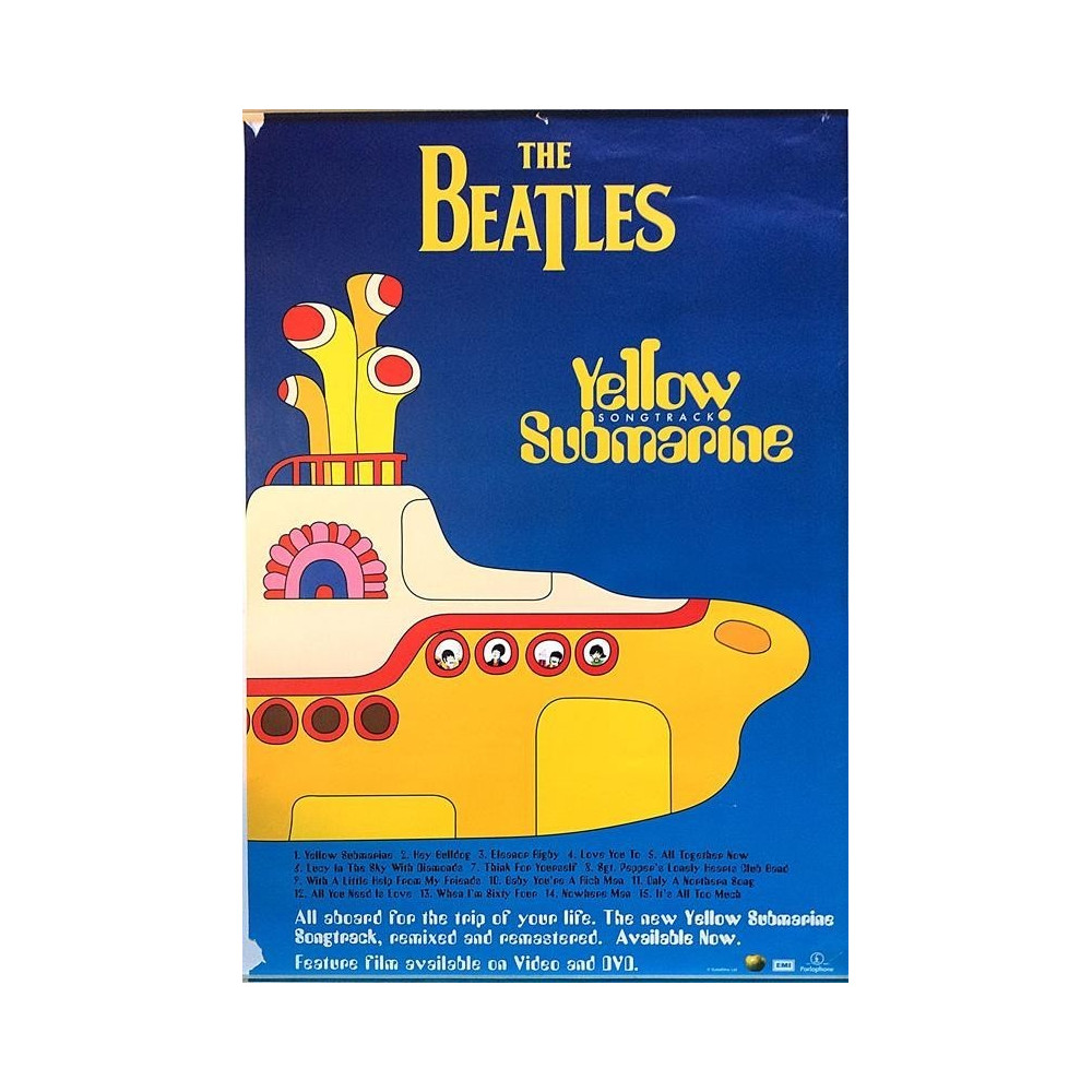 Beatles: Yellow Submarine soundtrack : Promojuliste 50cm x 75cm - JULISTE