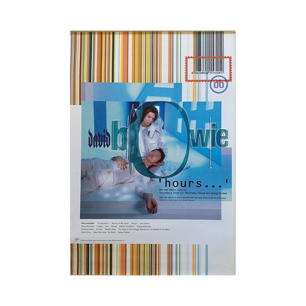 Bowie David: hours... : Promojuliste 50cm x 75cm - Used Poster