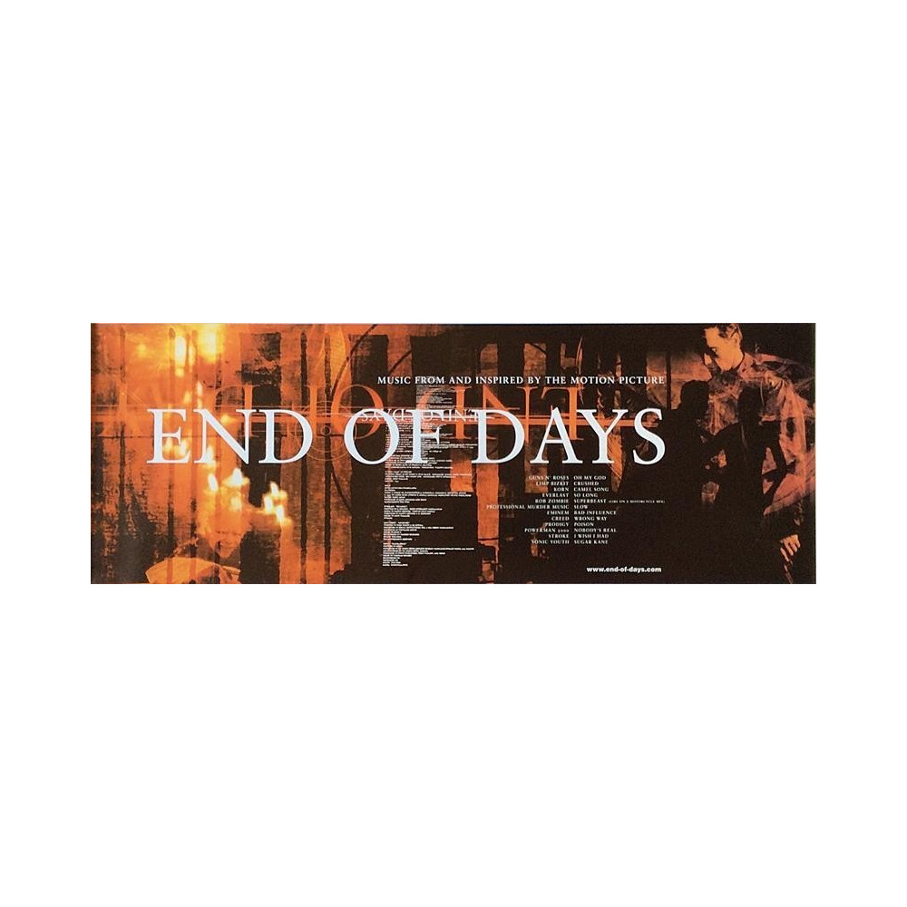End of Days: Soundrack : Promojuliste 70cm x 25cm - Begagnat Poster