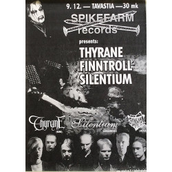 Spikefarm records presents:  : Keikkajuliste Tavastia 9.12. liput 30 mk - Begagnat Poster