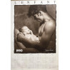 L’Enfant: 58cm x 88cm - Used Poster 1990 with same calendar as 2018