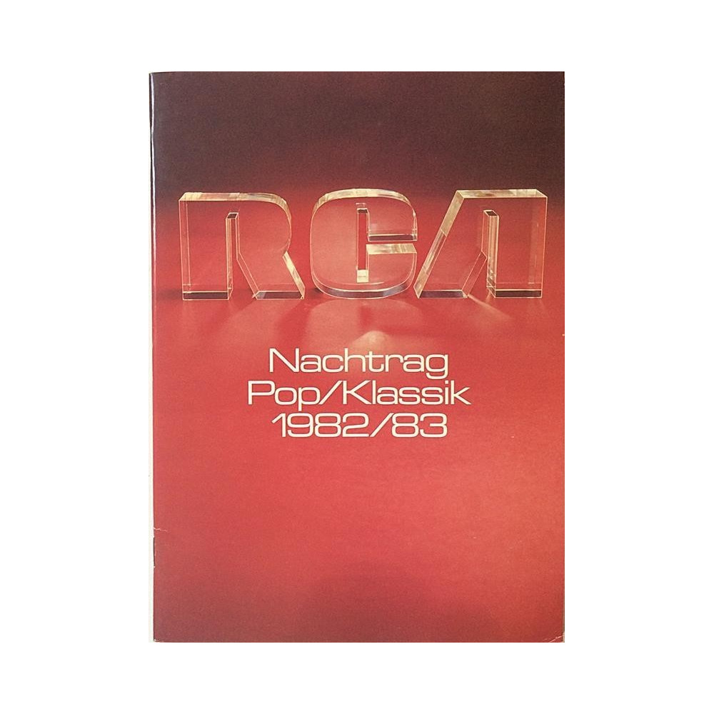 RCA Nachtrag : Pop/Klassik 1982/83 - Used book