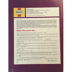 Simca 1100 & 1204 : Owners Workshop Manual - Used book