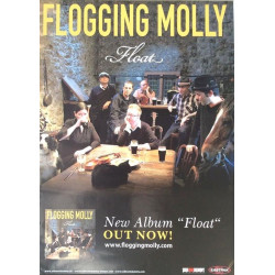 Flogging Molly: Float : Promojuliste  41cm x 58cm - begagnat original promo poster