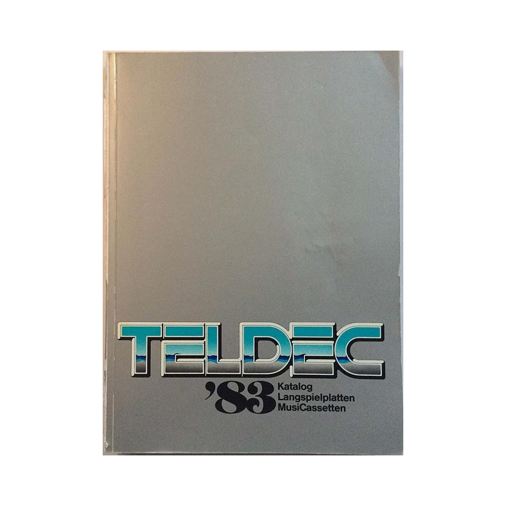 Teldec ‘83: Katalog Langspielplatten MusiCassetten  kansi VG- sisäsivut EX Käytetty kirja