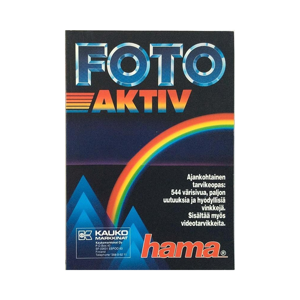 Foto Aktiv Ajankohtainen tarvikeopas : Hama 544 värisivua, paljon uutuuksia - Något använd bok