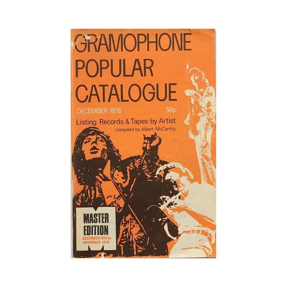 Gramophone popular catalogue: December 1976  kansi VG- sisäsivut EX- Käytetty kirja