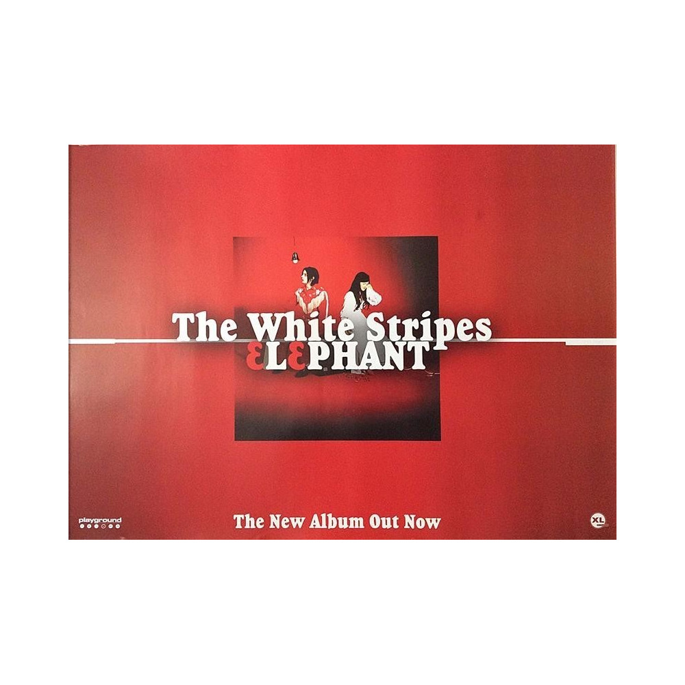 White Stripes: Elephant : Promojuliste 69cm x 49cm - used original promo poster