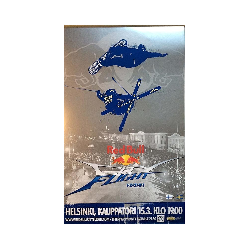 Red Bull city flight : Tapahtumajuliste 40cm x 69cm - Used Poster