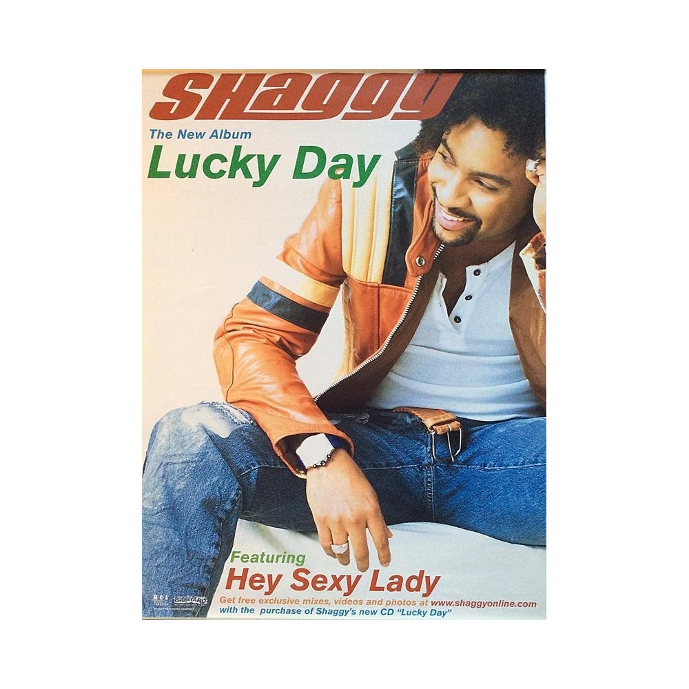Shaggy: Lucky Day : Promojuliste kaksipuoleinen 60cm x 70cm - JULISTE