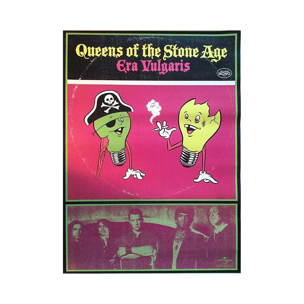 Queen of the Stone Age: Era Vulgaris : Promojuliste 50cm x 70cm - begagnat original promo poster