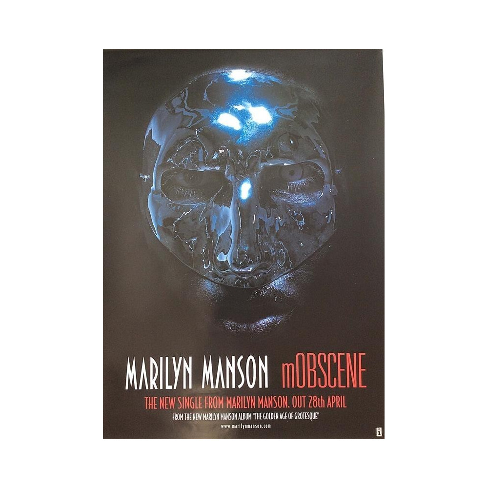 Marilyn Manson: Golden age of grotesque : Promojuliste kaksipuoleinen 50cm x 70cm - used original promo poster