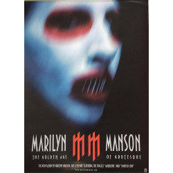 Marilyn Manson: Golden age of grotesque : Promojuliste kaksipuoleinen 50cm x 70cm - used original promo poster