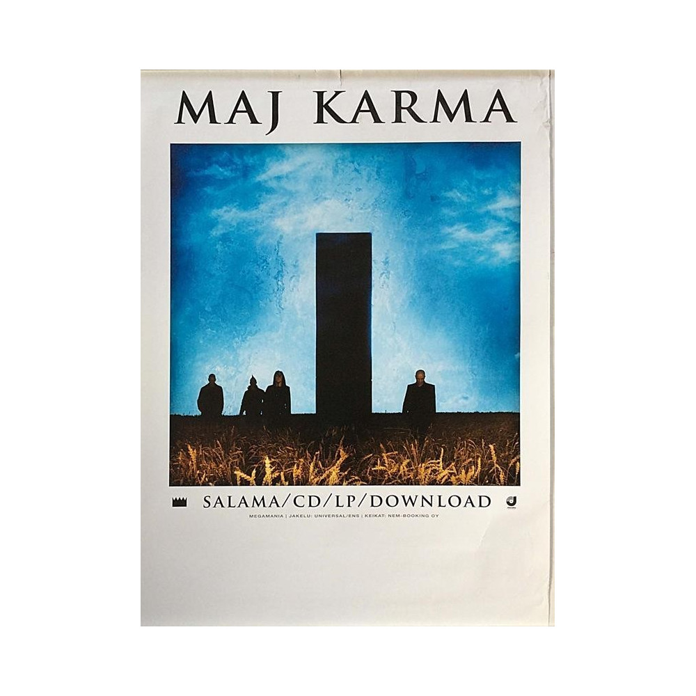 Maj Karma: Salama : Keikkajuliste 41cm x 59cm - Konsertaffisch