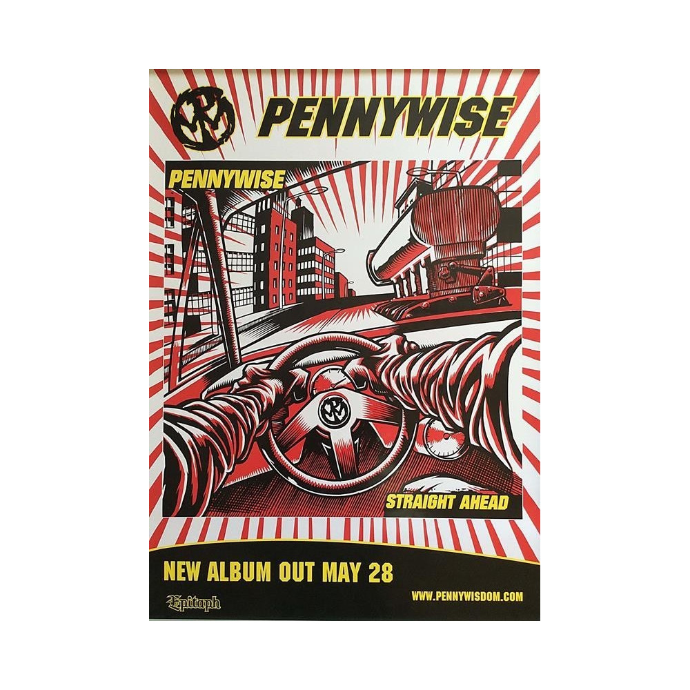 Pennywise: Straight ahead : Promojuliste 41cm x 59cm - used original promo poster