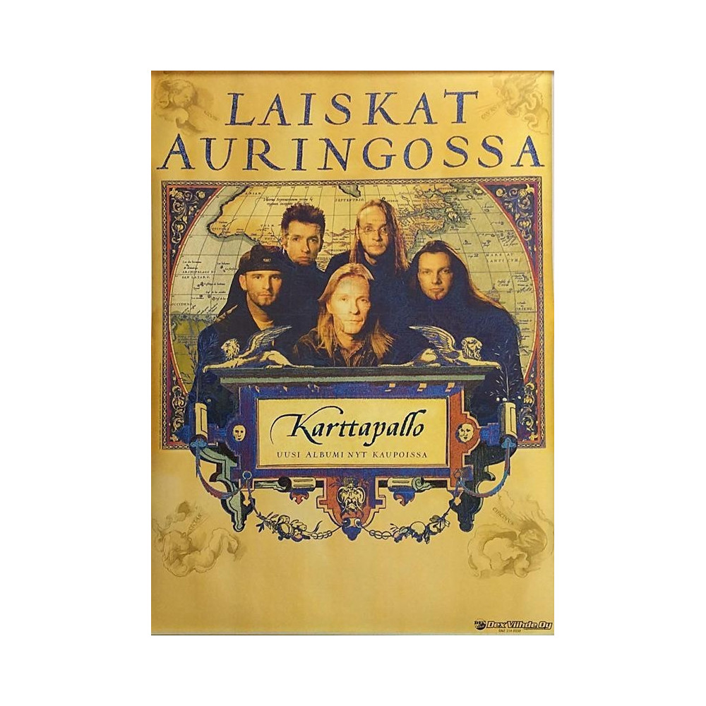 Laiskat auringossa: Karttapallo : Promojuliste 41cm x 59cm - JULISTE