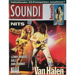 Soundi : Van Halen,Nits,Balls,Aerosmith - used magazine