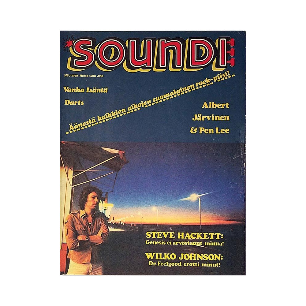 Soundi : Vanha Isäntä,Darts,Albert Järvinen,Steve Hackett - Magazine