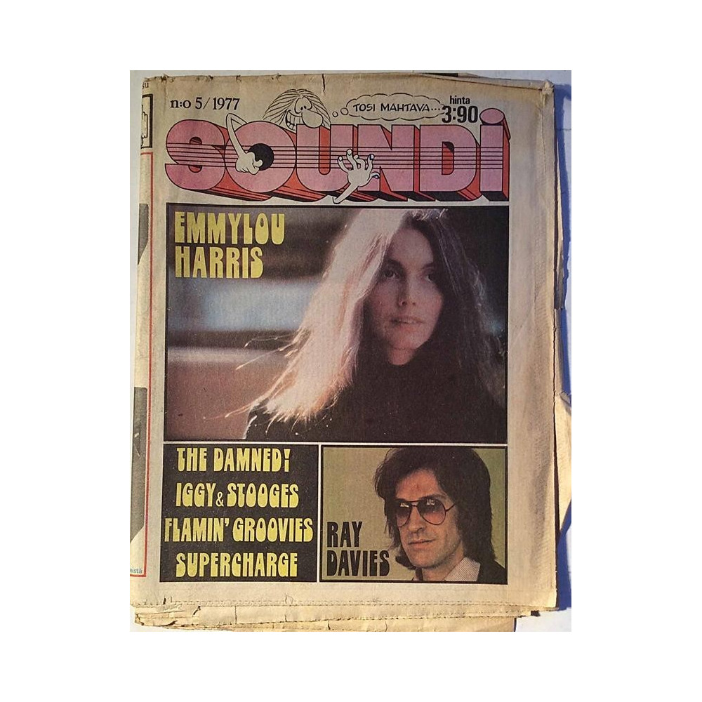 Soundi : Emmylou Harris,Damned,Iggy Pop & Stooges,Ray Davies - Magazine