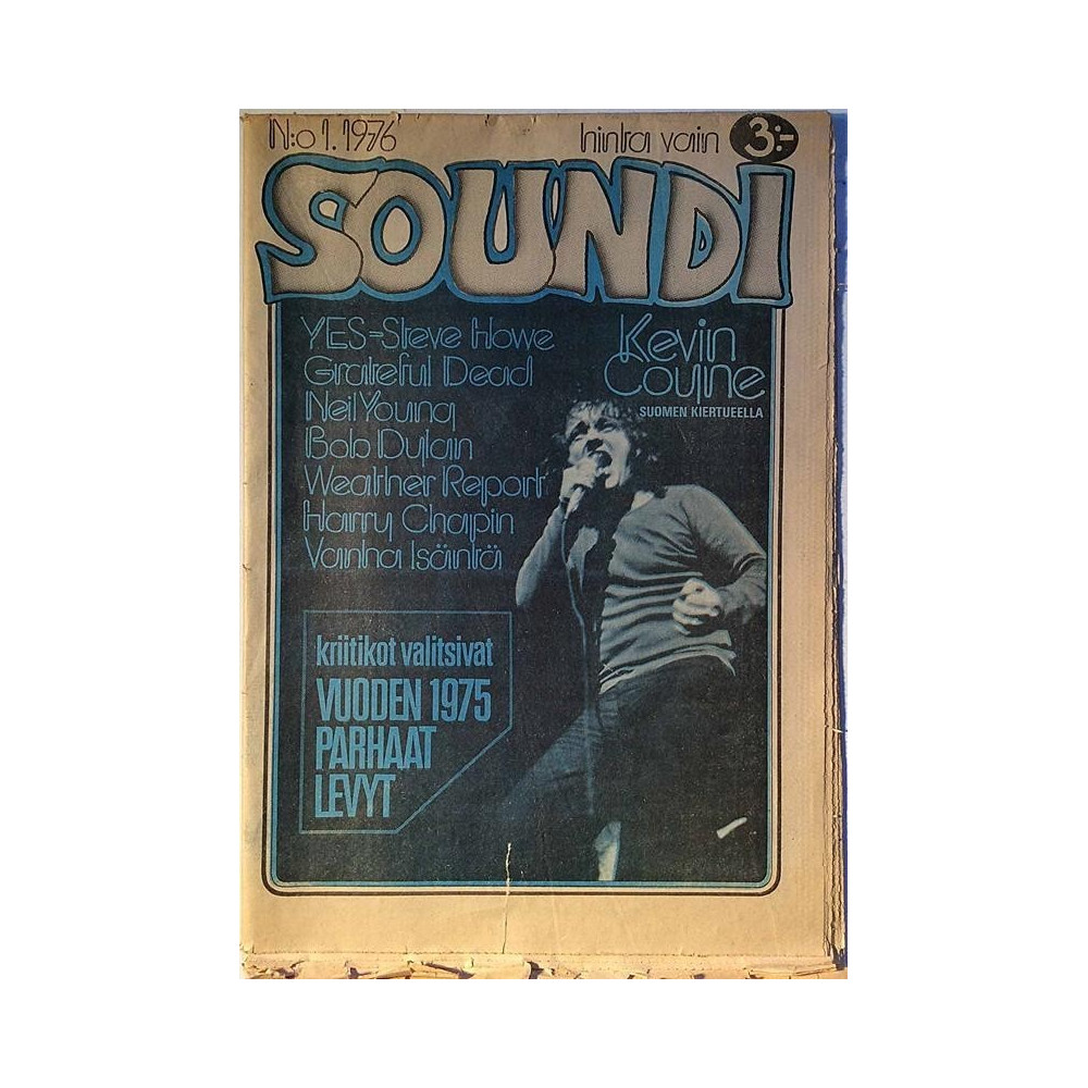 Soundi : Kevin Coyne,Yes,Grateful Dead,Vanha Isäntä - used magazine