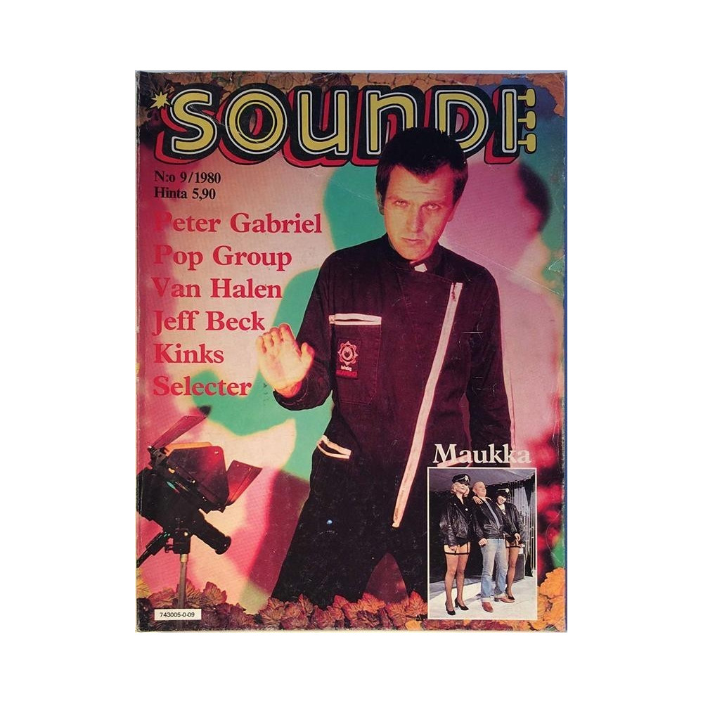 Soundi : Peter Gabriel,Van Halen,Kinks,Jeff Beck - used magazine