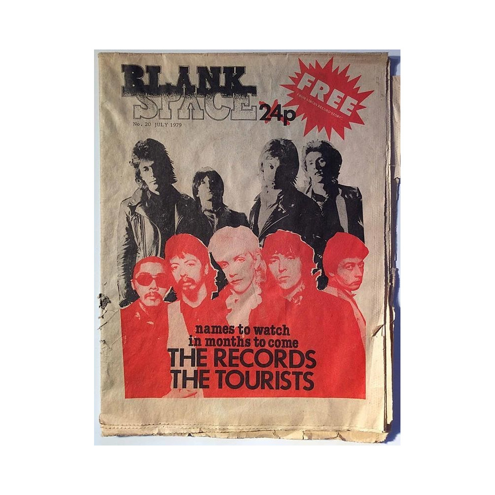 Blank Space : Records,Tourists,Red Crayola,Scritti Politti - used magazine