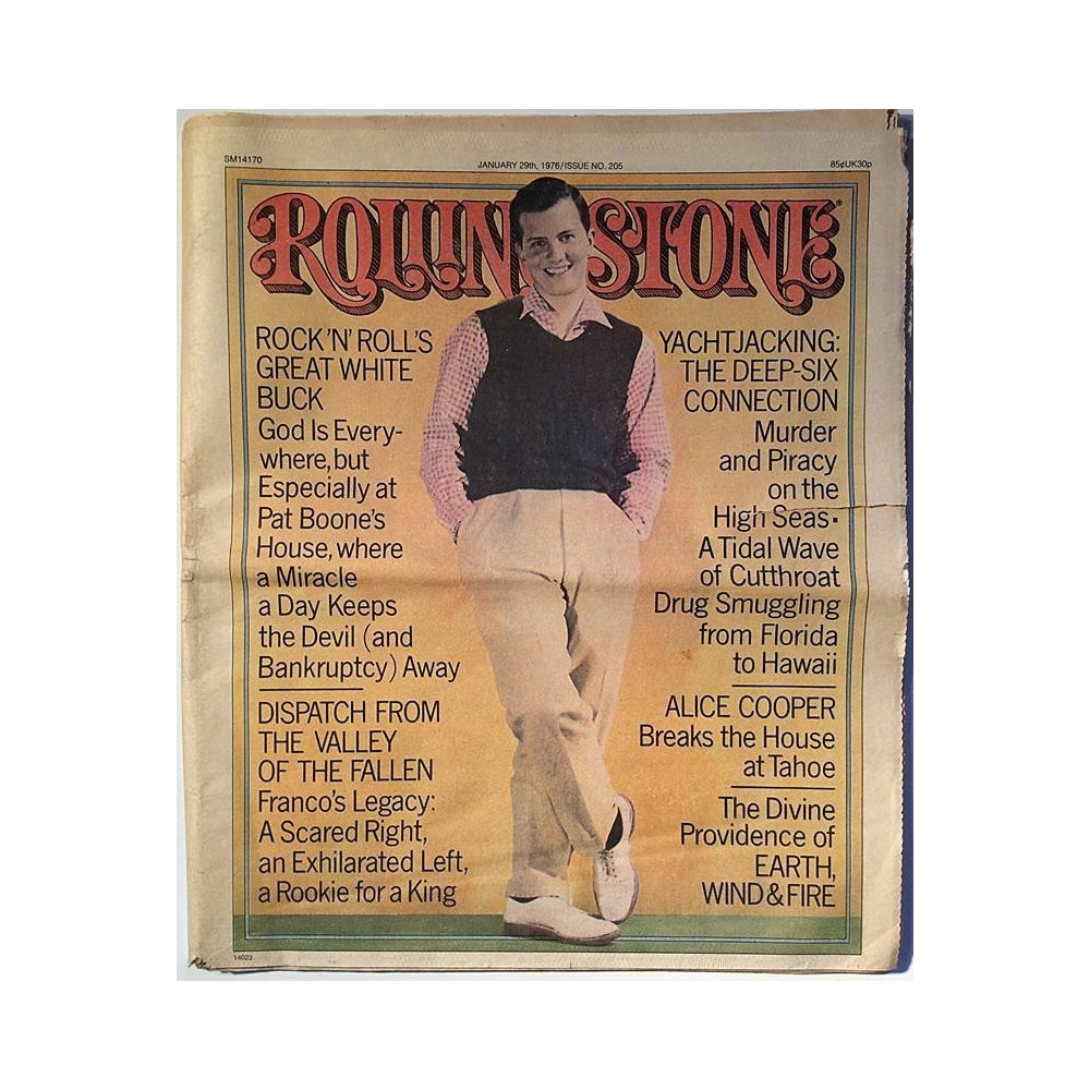 Rolling Stone : Alice Cooper,Earth Wind & Fire - begagnade magazine