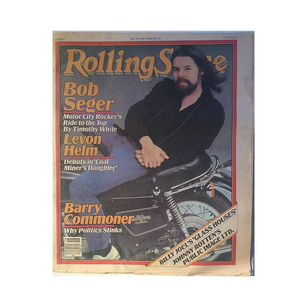 Rolling Stone : Bob Seger,Levon Helm,Gary Numan - begagnade magazine