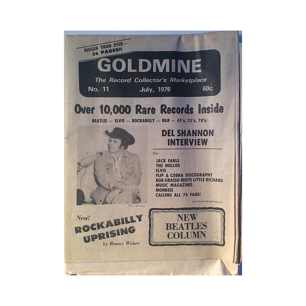 Goldmine 1976 No.July Record Collector’s Marketplace No. 11 Magazine