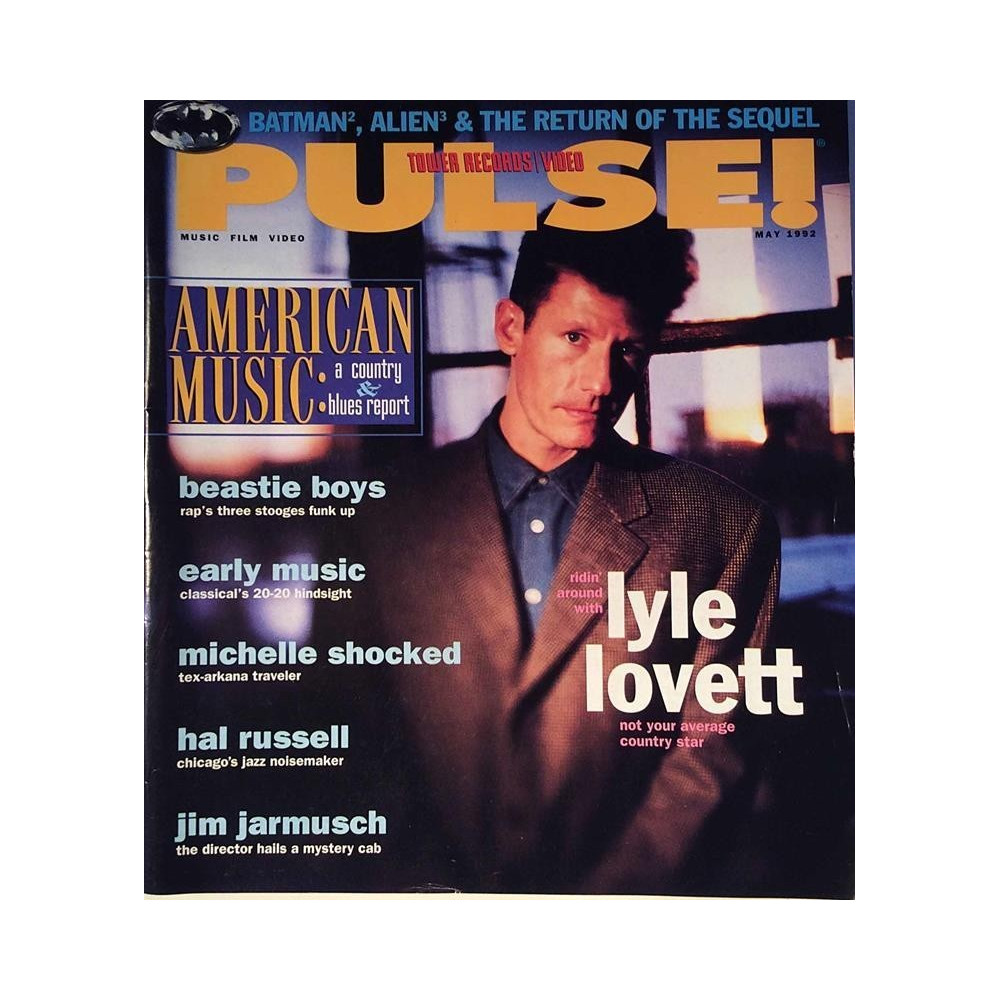 Pulse! 1992 No.May Lyle Lovett,Beastie Boys,Michelle Shocked Magazine