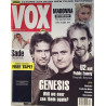 VOX : Madonna,Genesis,Sade,U2 - used magazine