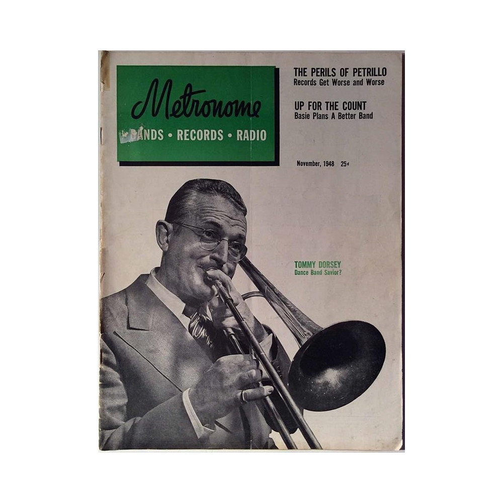 Metronome : Tommy Dorsey,Count Basie,Max Roach - used magazine