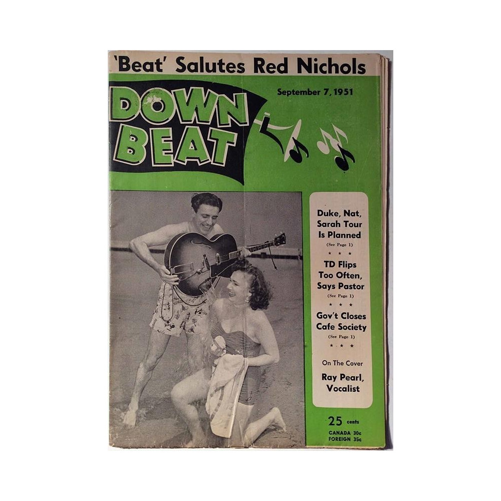 Down Beat : Beat Salutes Red Nichols - begagnade magazine