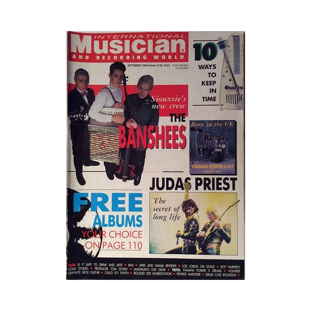 Musician : Siouxsie and Banshees,Judas Priest - used magazine