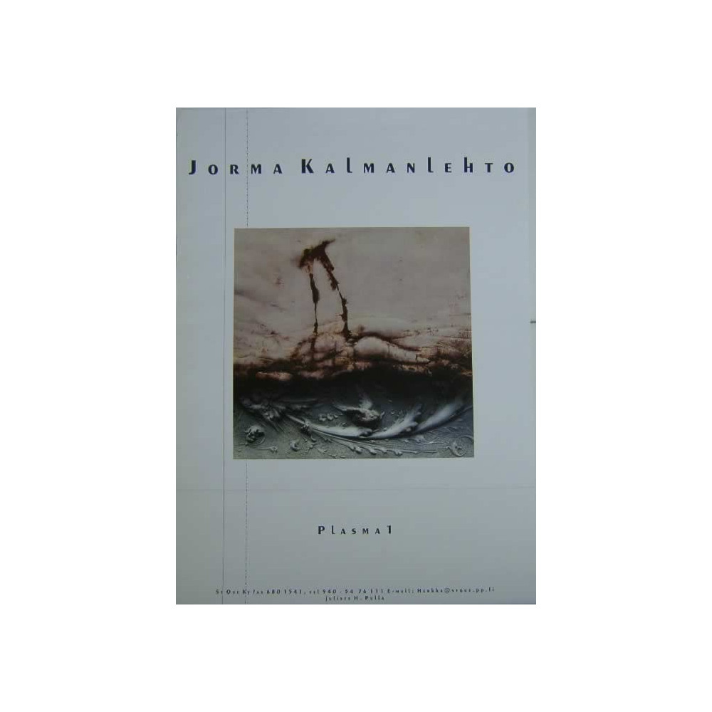 Juliste PLASMA I , JORMA KALMANLEHTO II (pystysuunta) - 42CM X 59CM