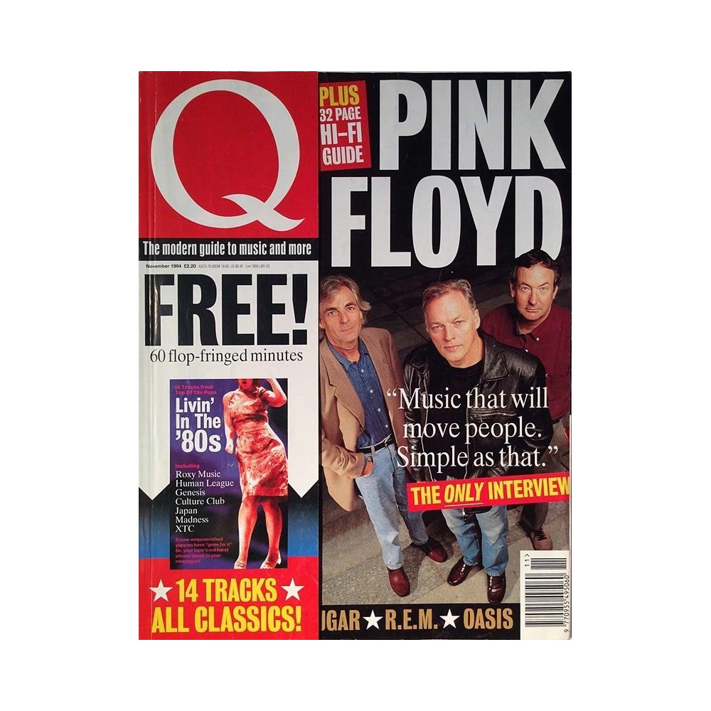 Q 1994 No.November Pink Floyd,Dave Stewart,Sugar Magazine