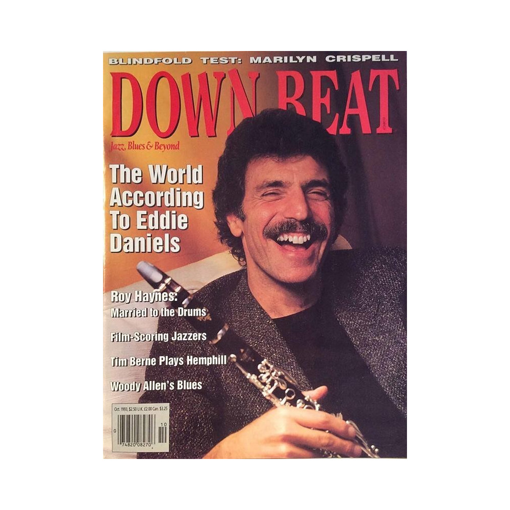 Down Beat : Eddie Daniels,Roy Haynes,Woody Allen - used magazine