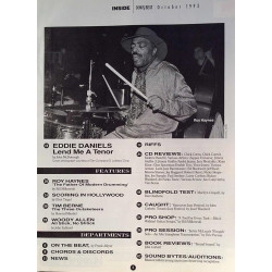 Down Beat : Eddie Daniels,Roy Haynes,Woody Allen - used magazine