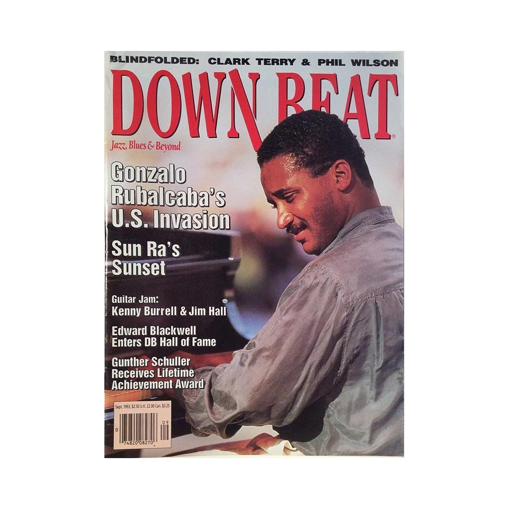 Down Beat : Gonzalo Rubalcaba,Kenny Burrell,Sun Ra - used magazine