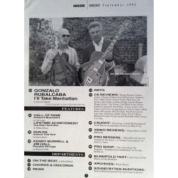 Down Beat : Gonzalo Rubalcaba,Kenny Burrell,Sun Ra - used magazine