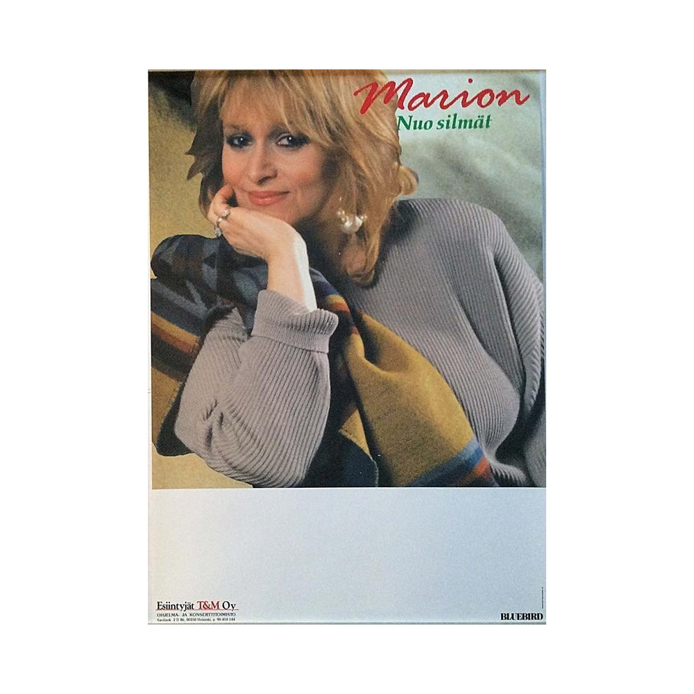 Marion: Nuo silmät : keikkajuliste 42cm x 60cm - JULISTE