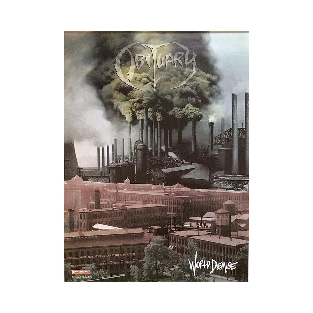 Obituary: World Demise : Promojuliste 59cm x 82cm - used original promo poster